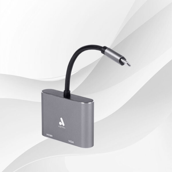 Second image of Adaptador Tipo C a HDMI / VGA