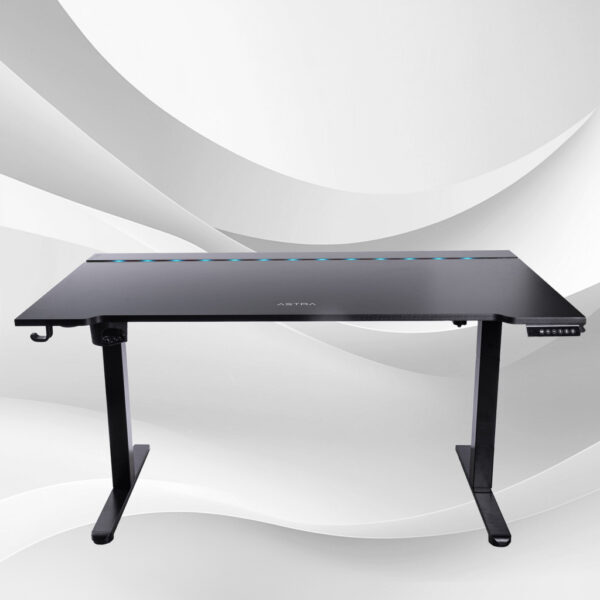 Escritorio Gamer Ajustable con Iluminación LED — ASTEGT06