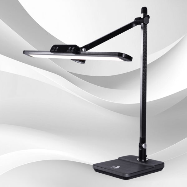 Second image of Lámpara LED de Escritorio con Reloj Digital — BL1321