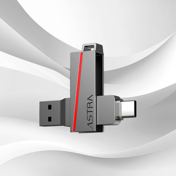 Second image of Pendrive Dual Slim USB 3.2 128GB - ASUSB128GB