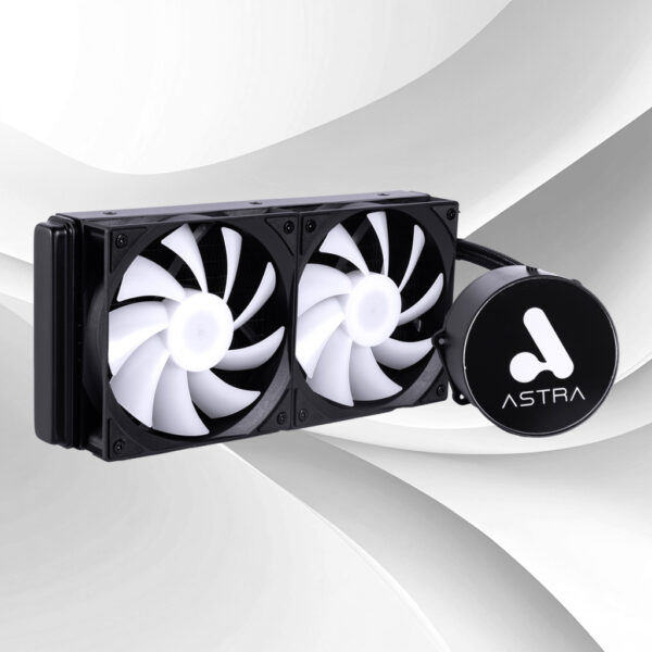 Sistema de Refrigeración Líquida 240 mm ARGB 2xFAN — ASXH240B